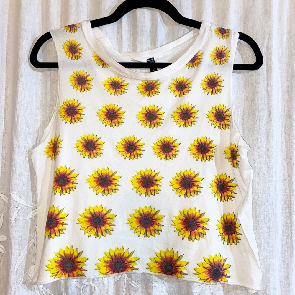Sunflower tank top
